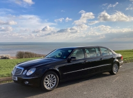 Mercedes limousine for weddings in Rye